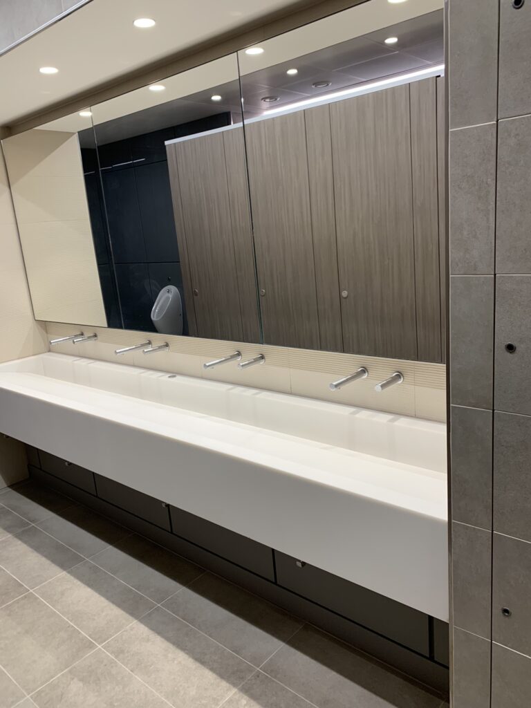 HSBC Washroom installation