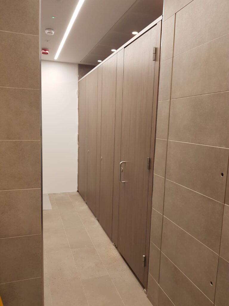 HSBC Washroom installation