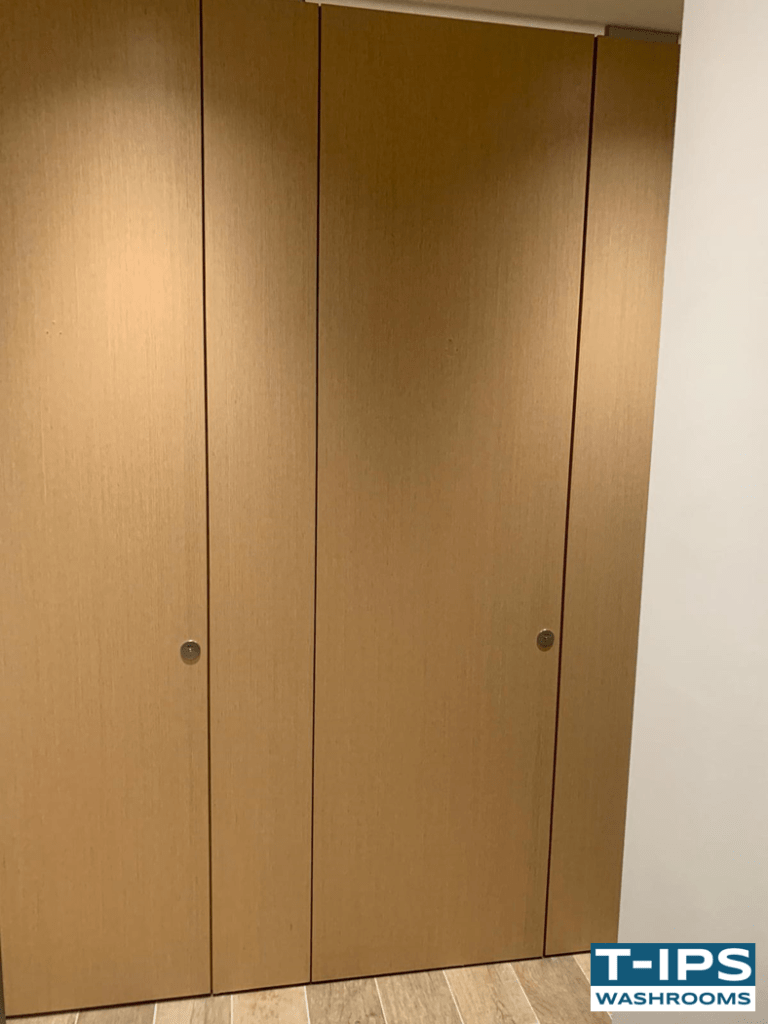 Sylan real wood veneer toilet cubicles 2