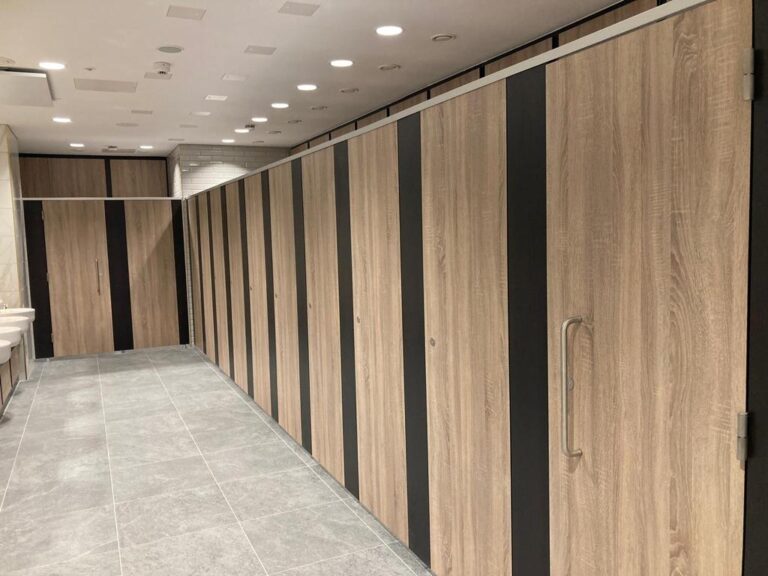Unite the Union. Washroom installation with Flanagan Construction.