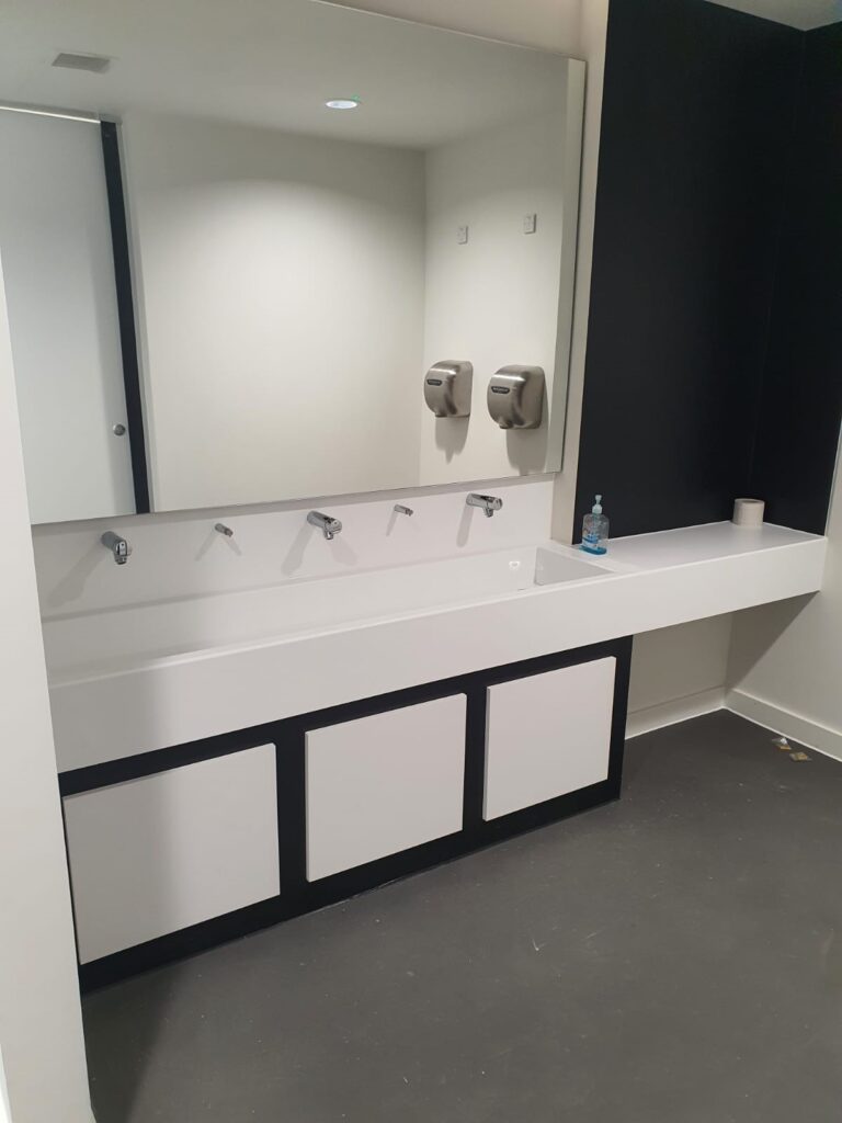 Solid Surface Washtrough 3