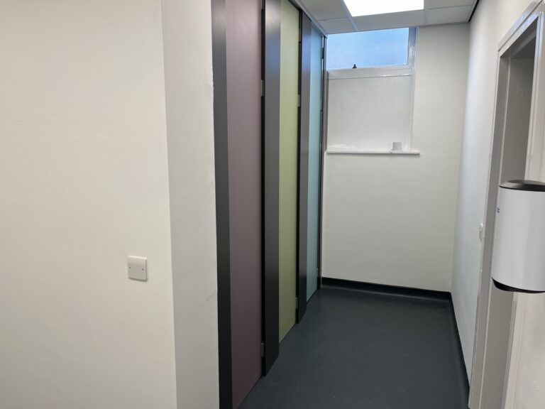 Picture of new school toilets
