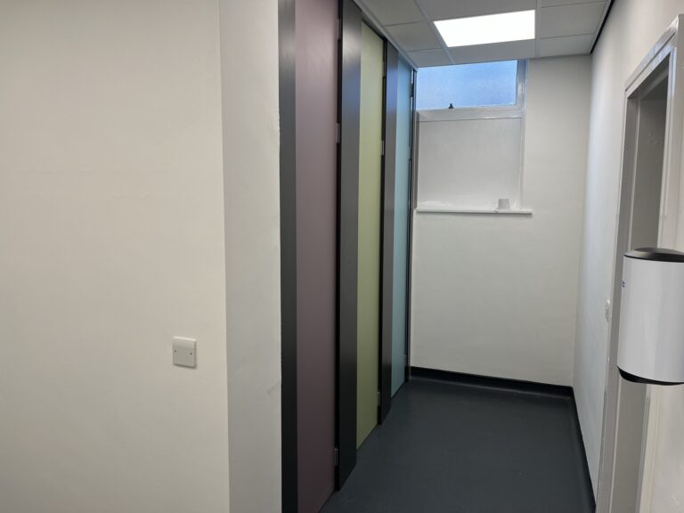 Picture of new school toilets