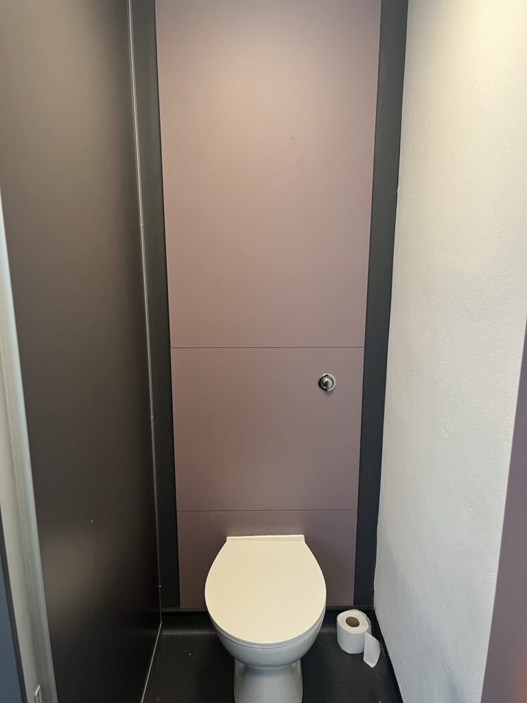 Picture of new school toilets