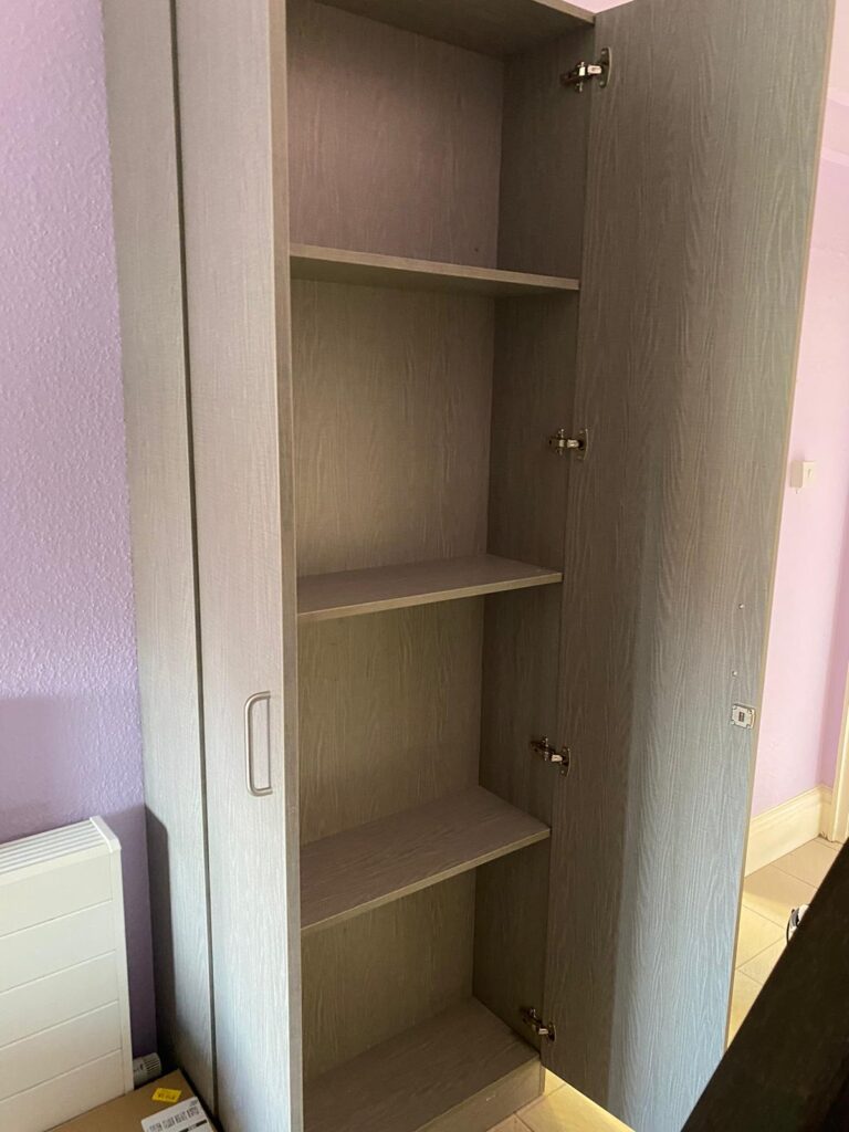 Bespoke cupboard wood effect 4