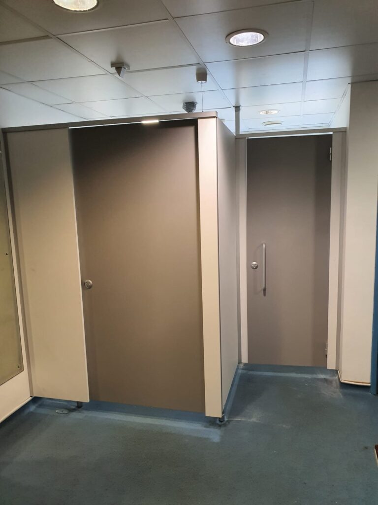 TBS Amwell toilet cubicles