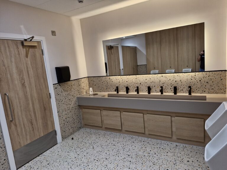 Solid surface vanity unit